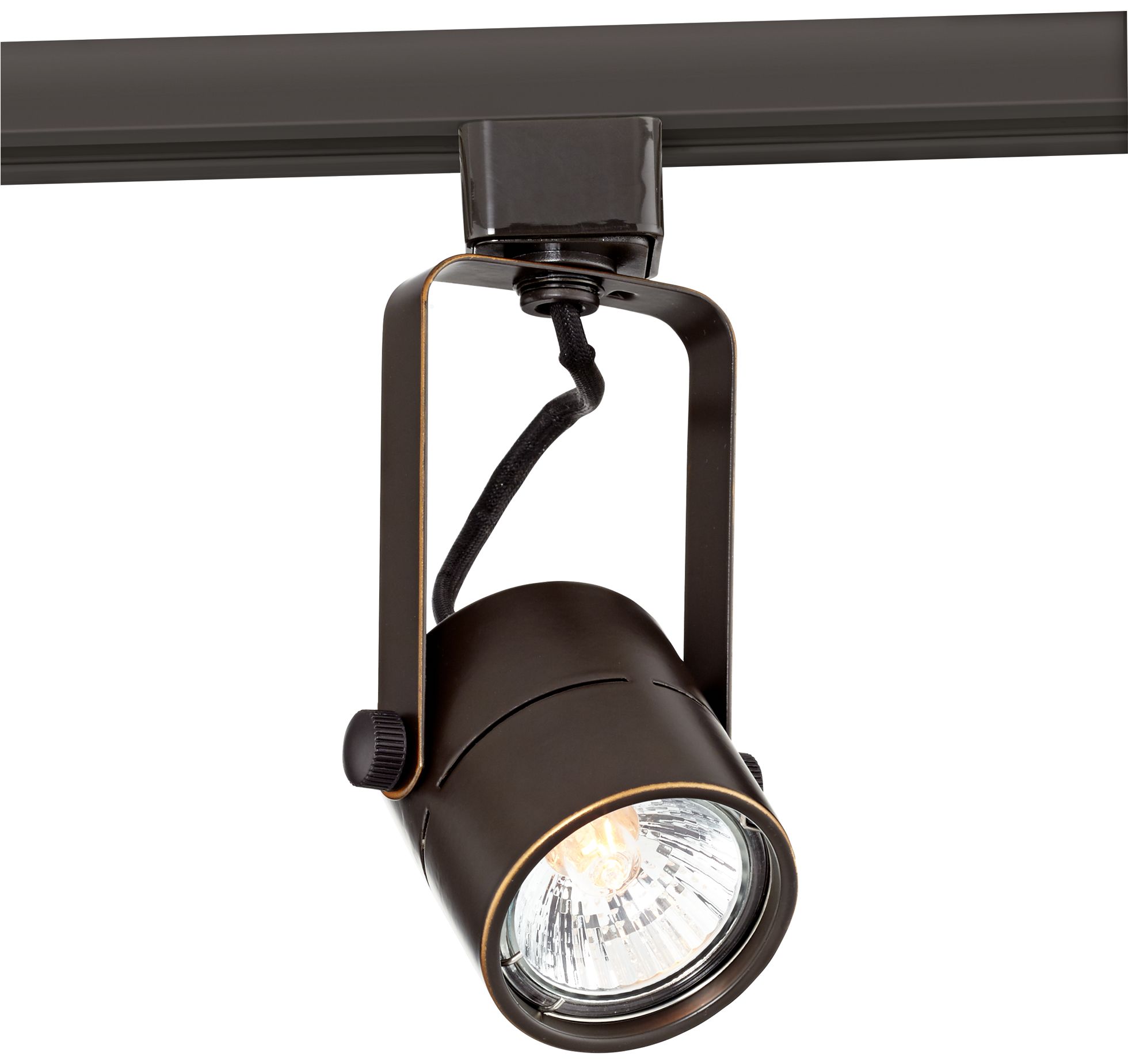 Pro Track Bronze Cylinder 50 Watt GU10 Halo Head