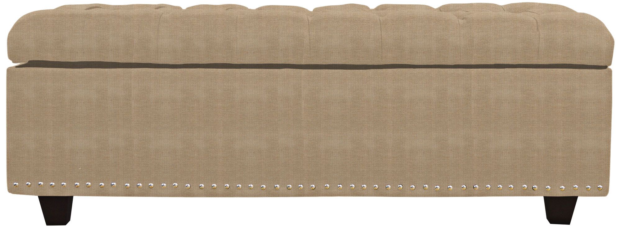 Flair Cream Fabric Tufted Storage Bench 1X391 Lamps Plus