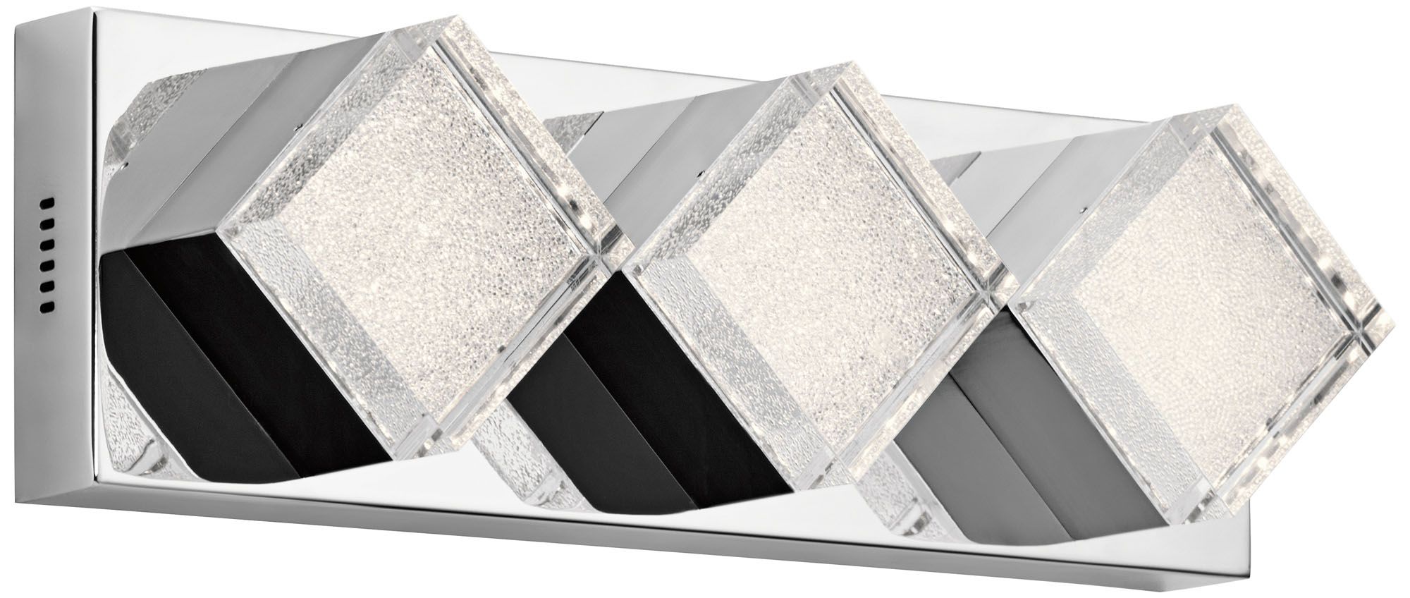 Elan Gorve Chrome 17" Wide 3-LED Linear Bath Light