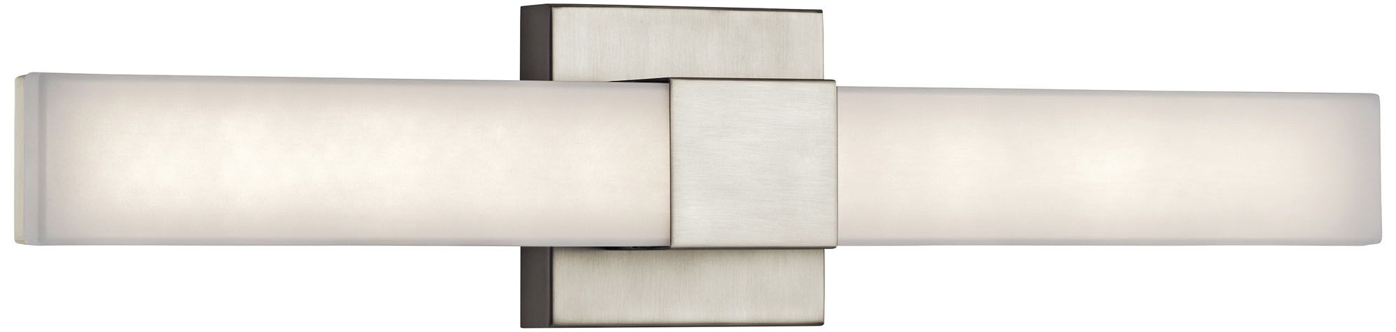 Elan Neltev Satin Nickel 24" Wide LED Bath Light