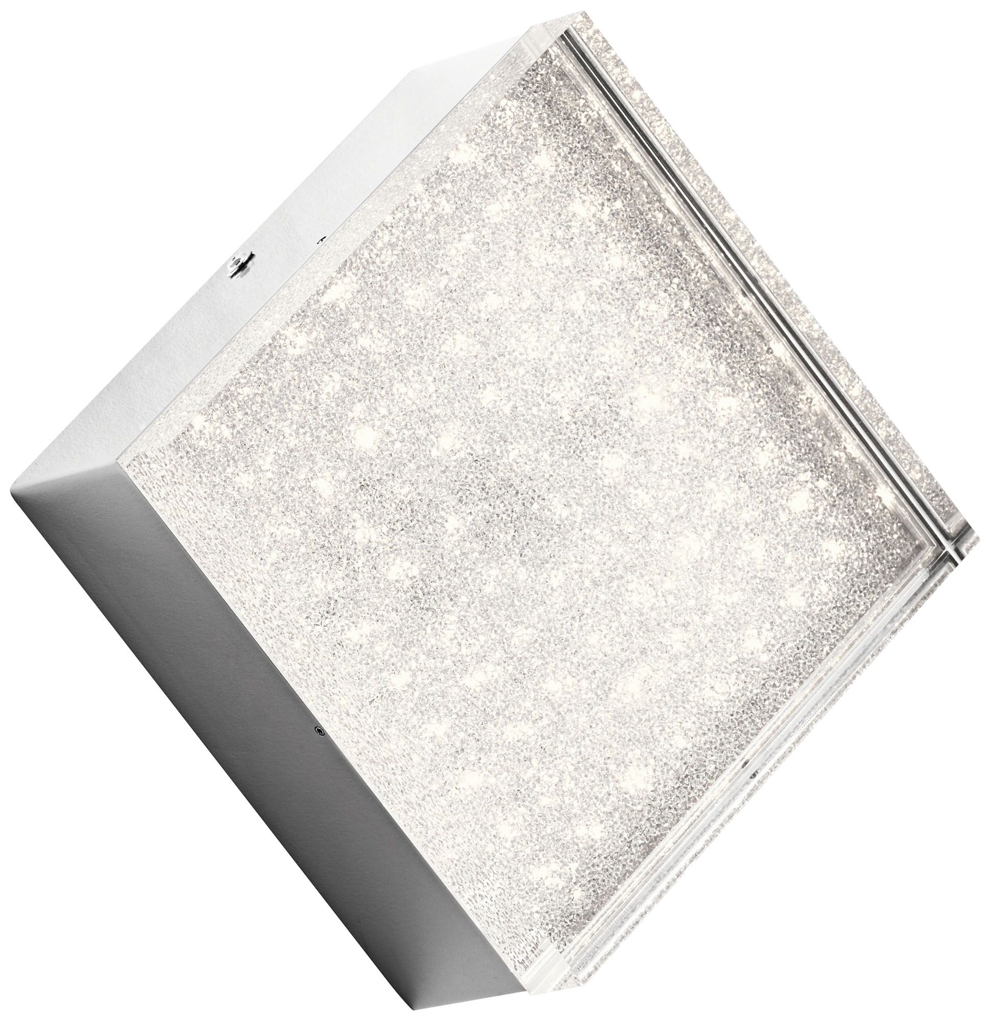 Elan Gorve Chrome 7" Wide 1-Light LED Square Wall Sconce
