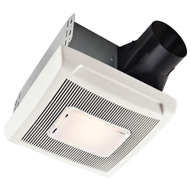 NuTone InVent White 80 CFM 1.0 Sones Lighted Bath Fan