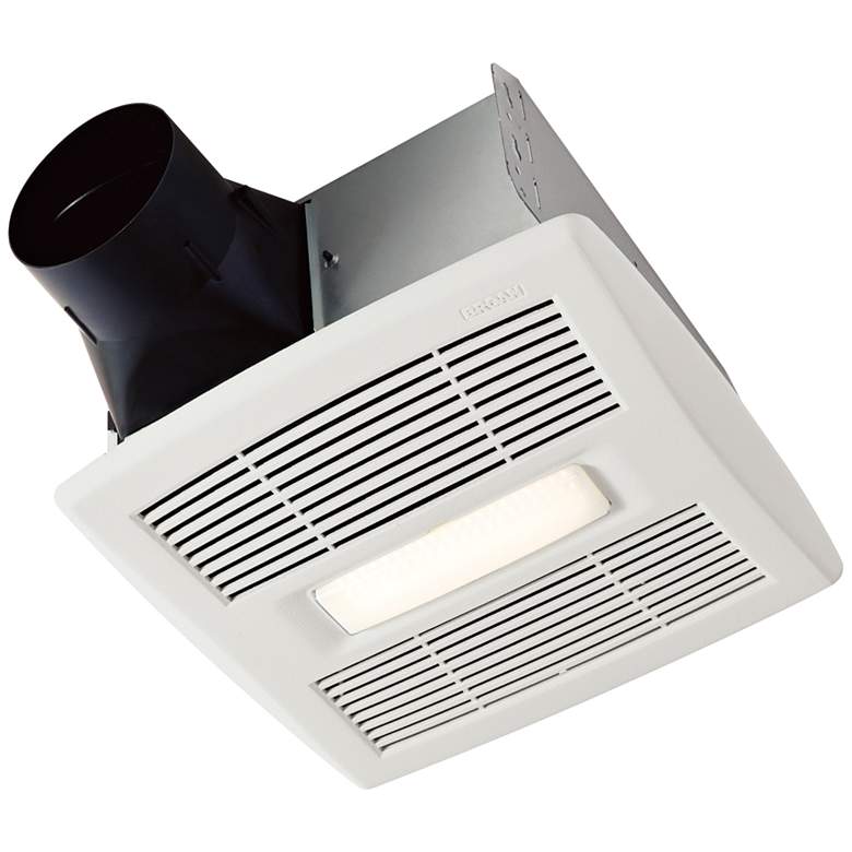 NuTone InVent LED White 80 CFM 1.5 Sones Lighted Bath Fan