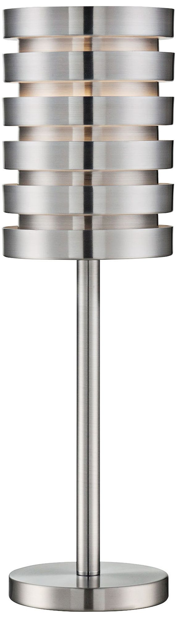 Lite Source Aluminum Slat Table Lamp
