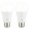 100 Watt Equivalent Tesler Frosted 16W LED Dimmable 2-Pack
