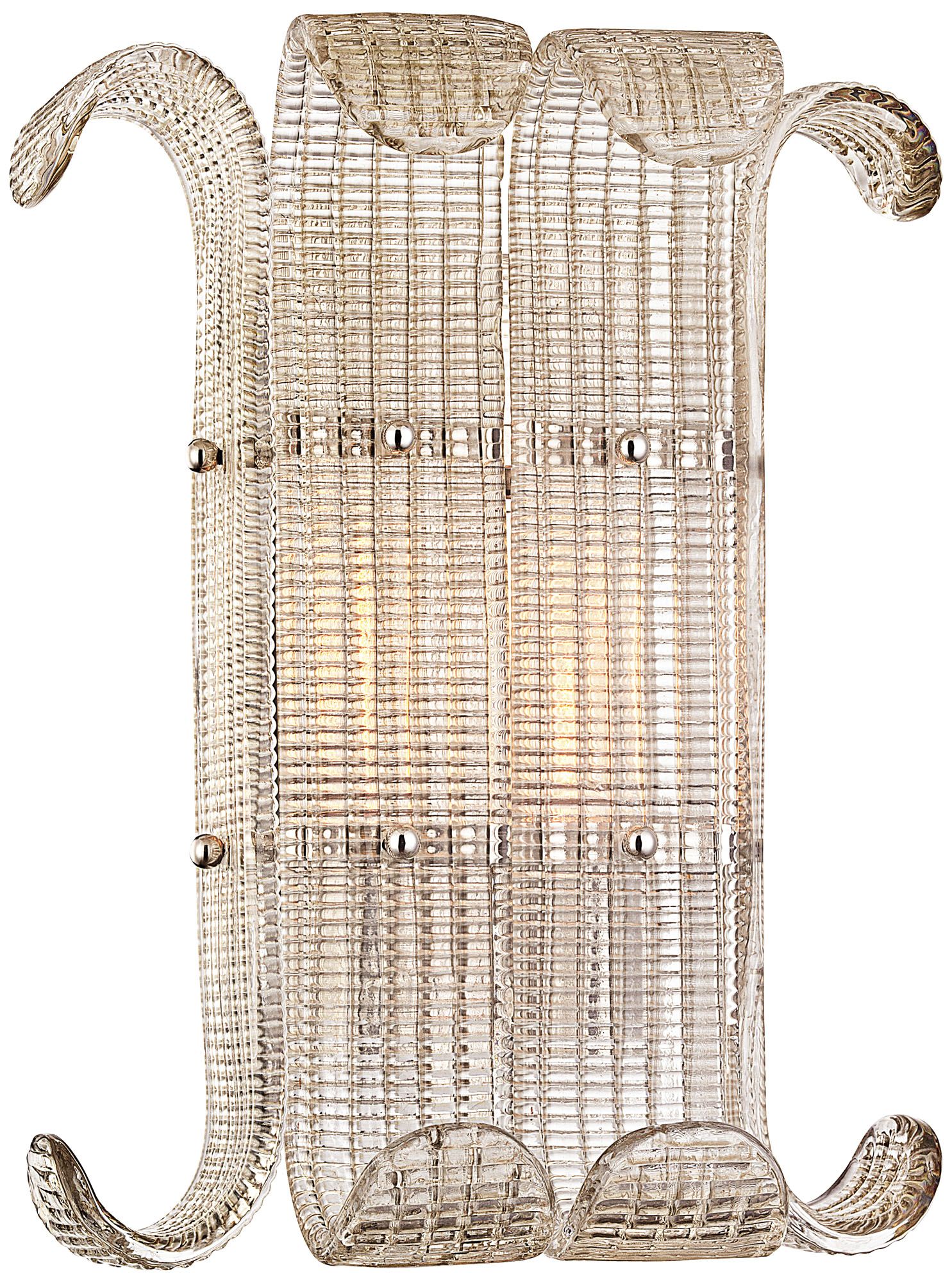 Brasher 15 3/4" High Polished Nickel Wall Sconce