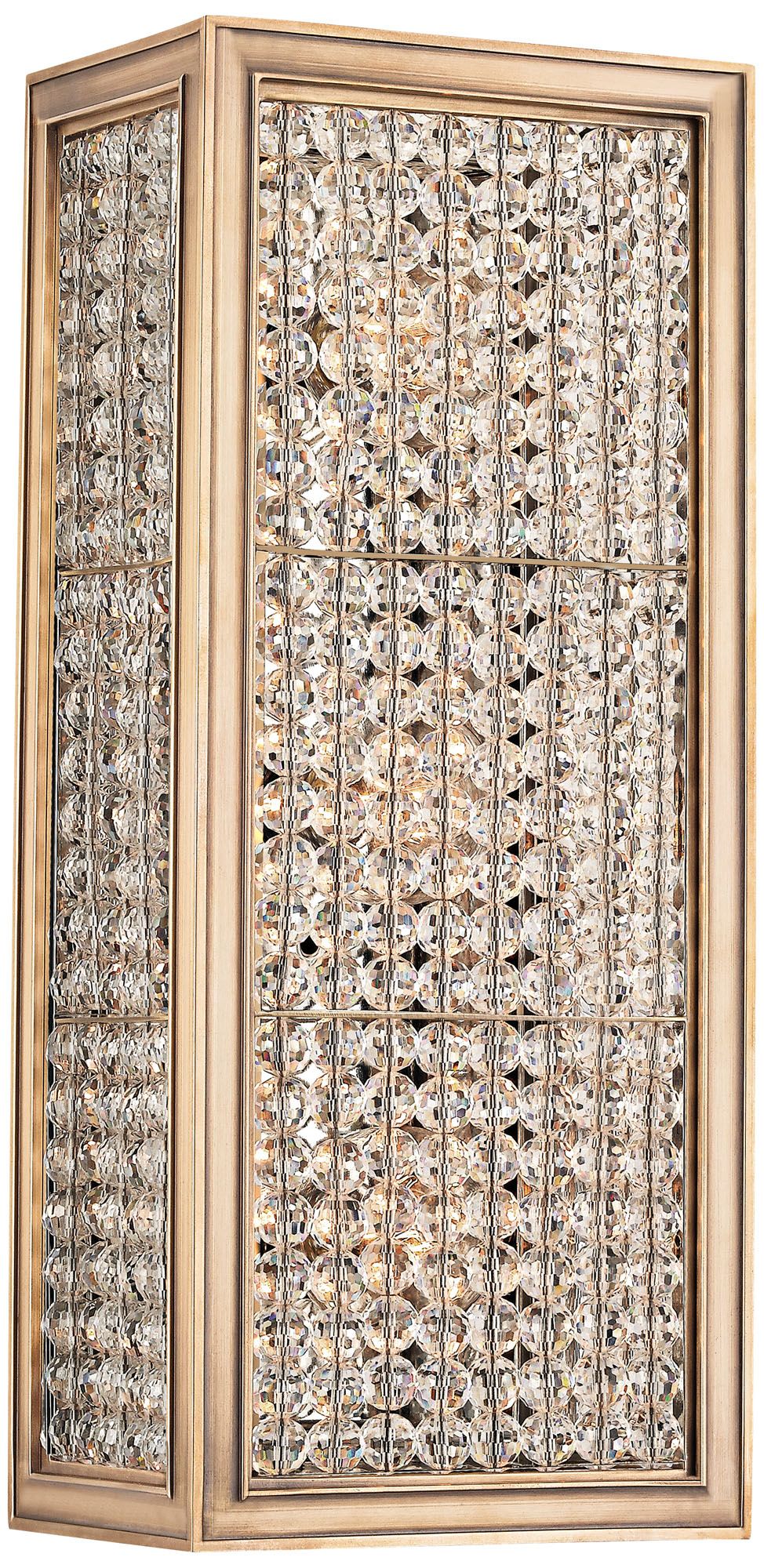 Hudson Valley Norwood 14" High Aged Brass Wall Sconce