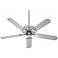 52" Quorum Prizzm Acrylic and Chrome Ceiling Fan