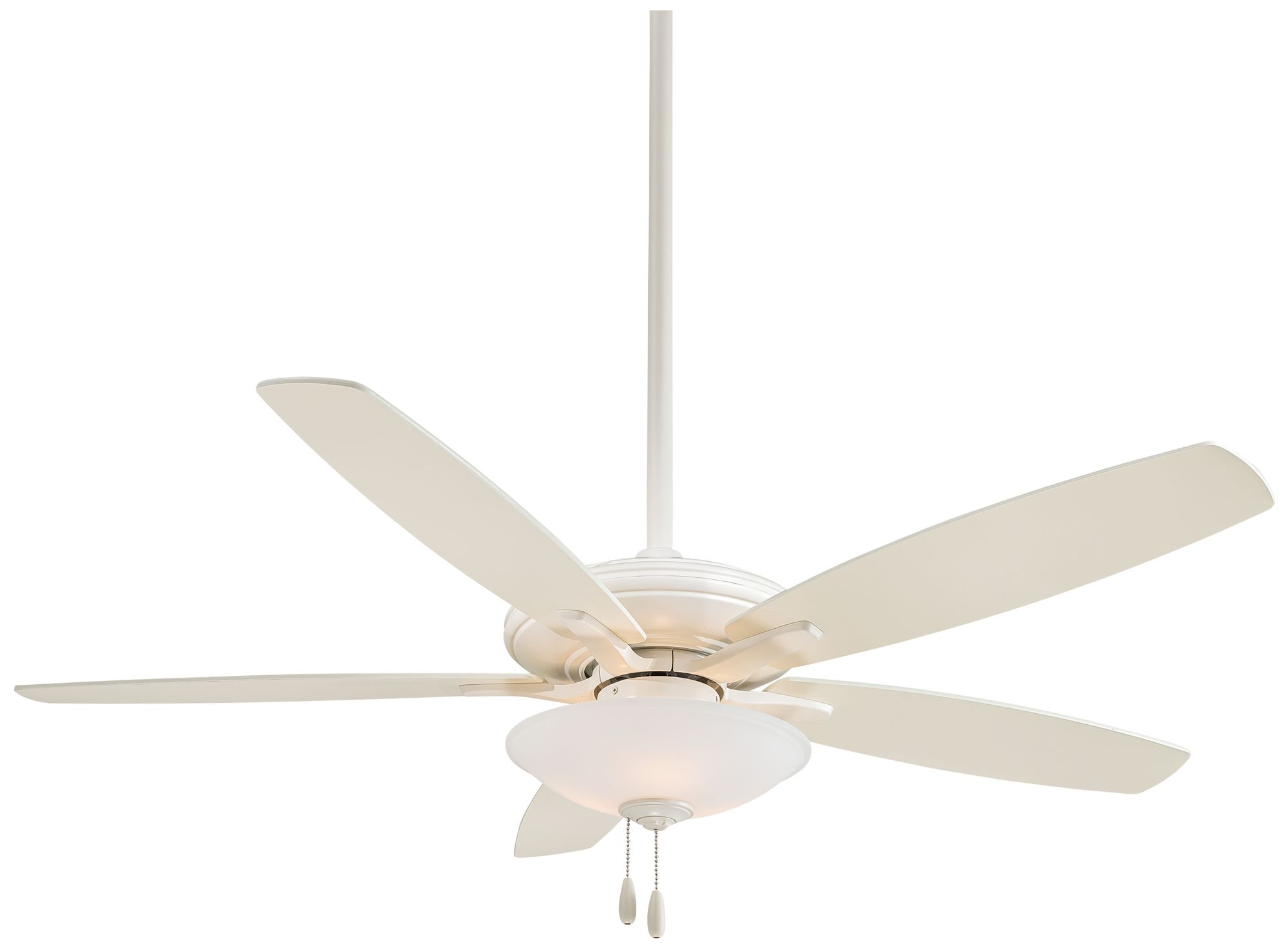 52" Minka Aire Mojo Bone White LED Ceiling Fan
