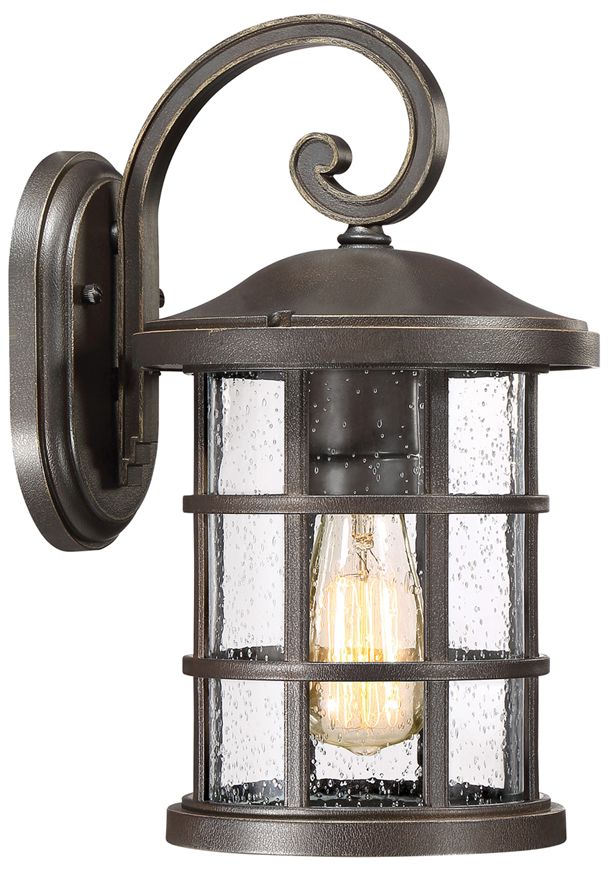 Quoizel Crusade 14 1/4"H Palladian Bronze Outdoor Wall Light
