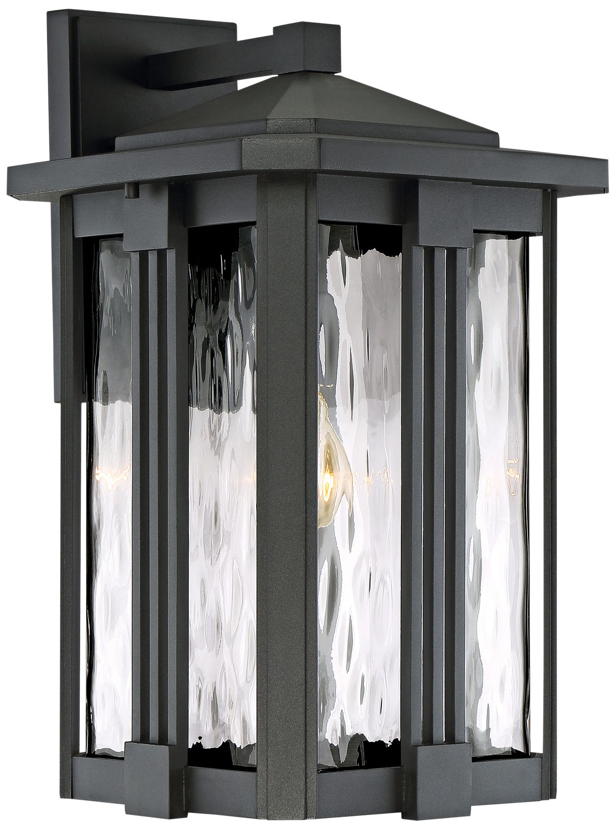 Quoizel Everglade 18" High Earth Black Outdoor Wall Light