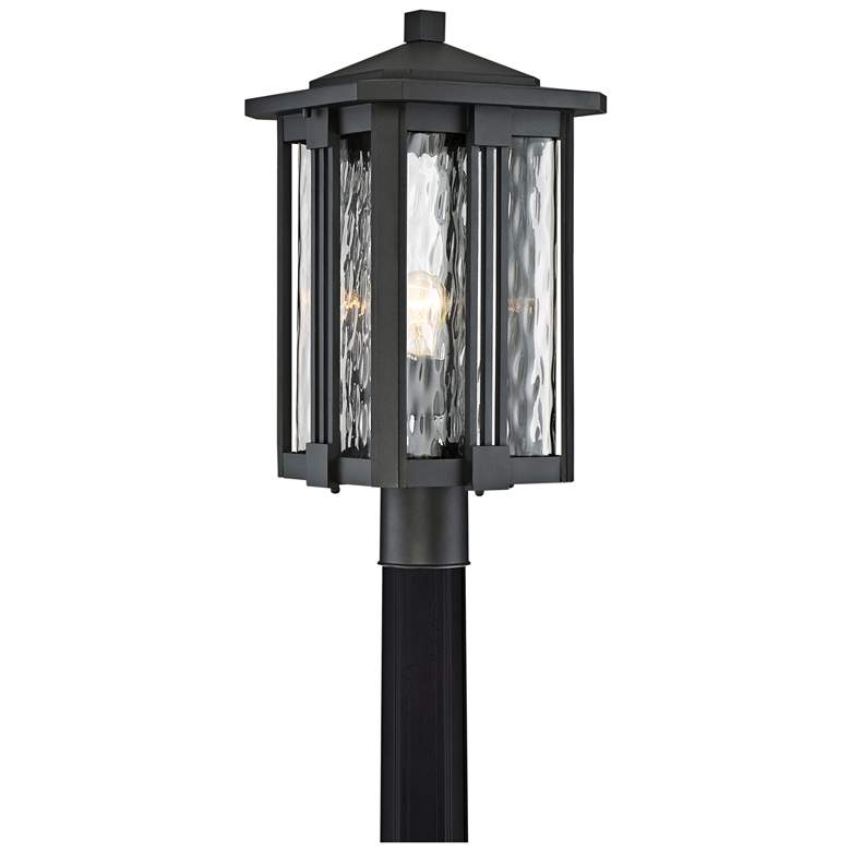 Image 1 Quoizel Everglade 20 1/4"W Earth Black Outdoor Post Light