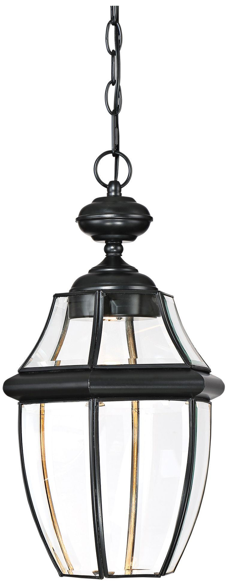 Quoizel Newbury 19" High Black LED Outdoor Hanging Light
