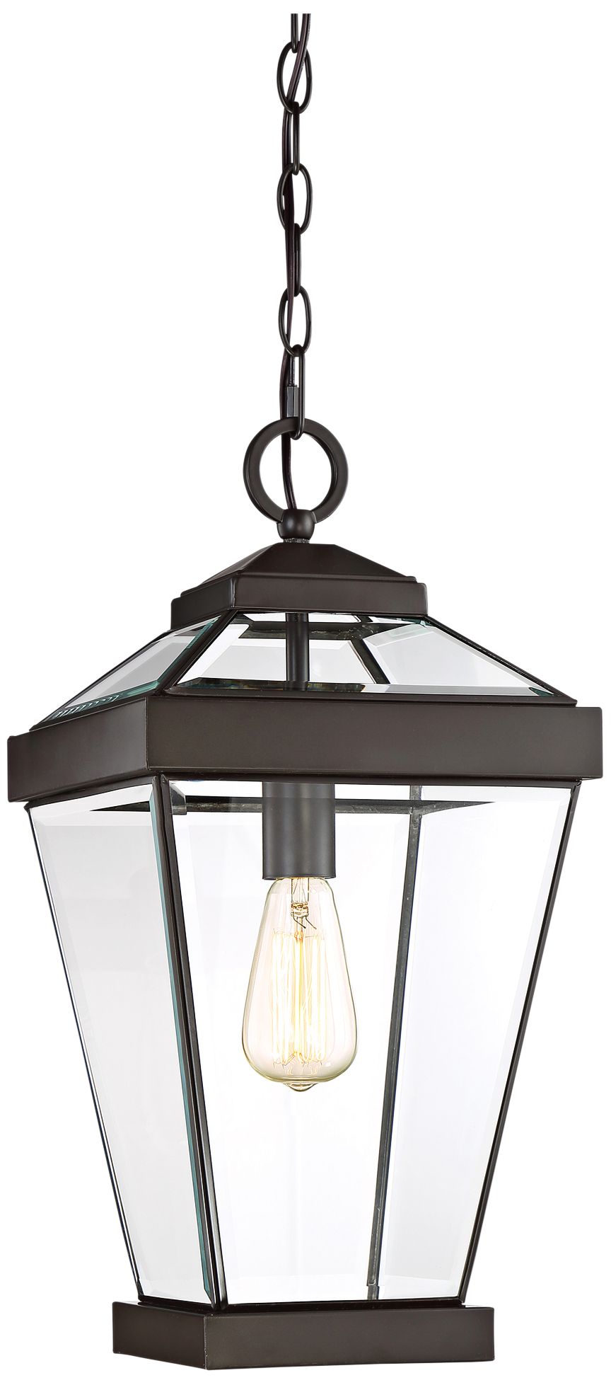 Quoizel Ravine 20"W Western Bronze Outdoor Hanging Light