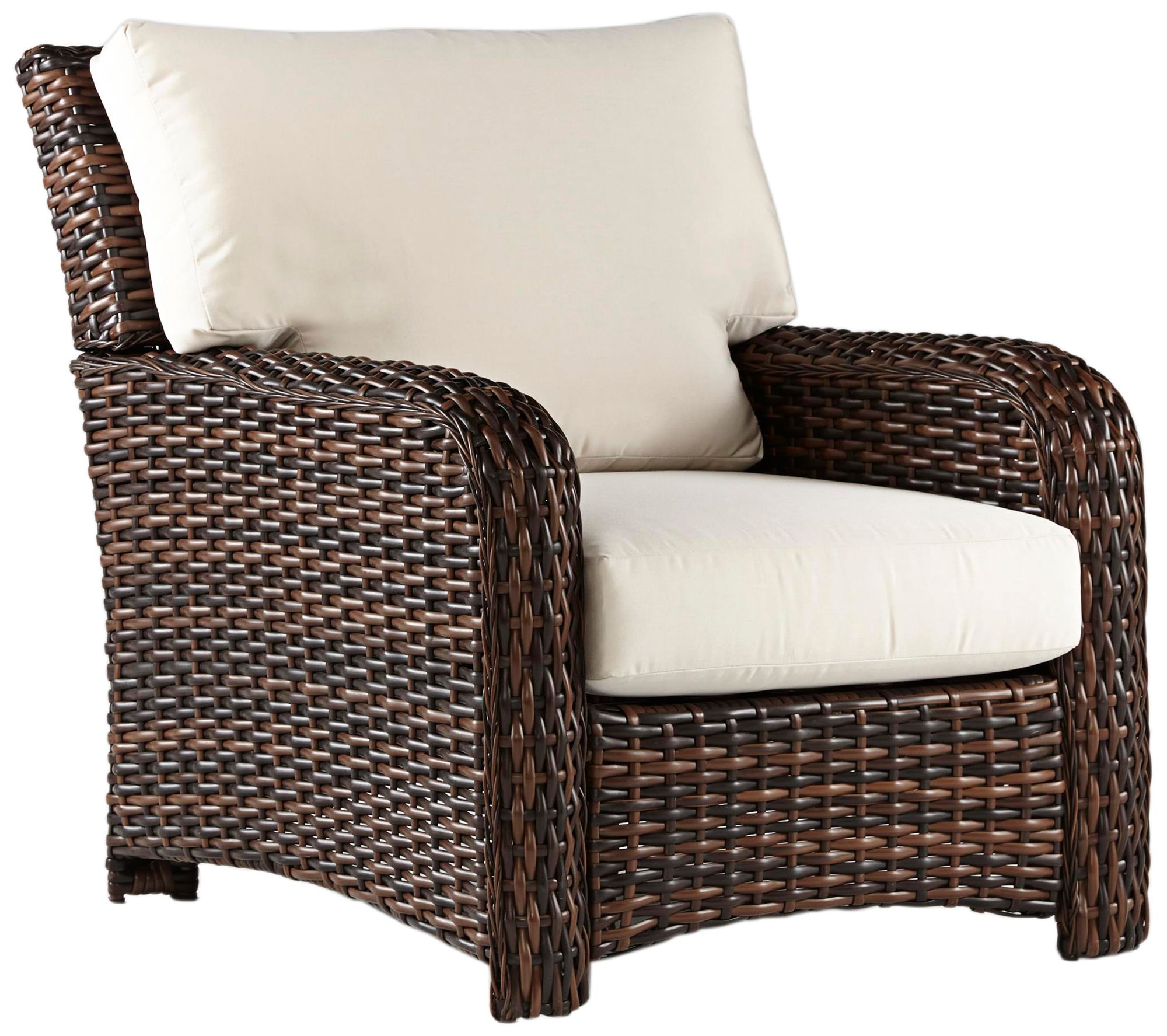 Isla Verde Espresso Wicker Outdoor Armchair