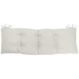 Sunbrella Kali Canvas Natural 45 Wide Tufted Bench Cushion