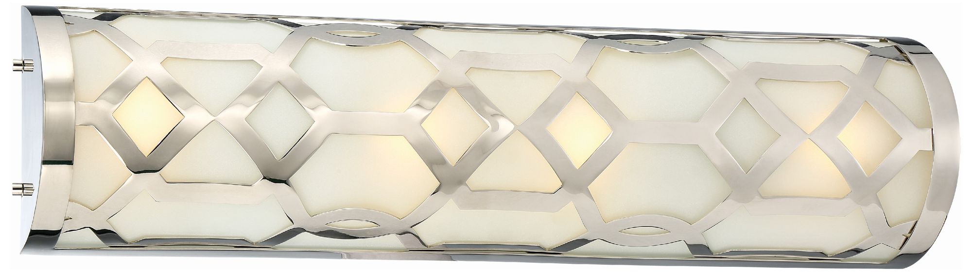 Crystorama Jennings 24" Wide Polished Nickel LED Bath Light