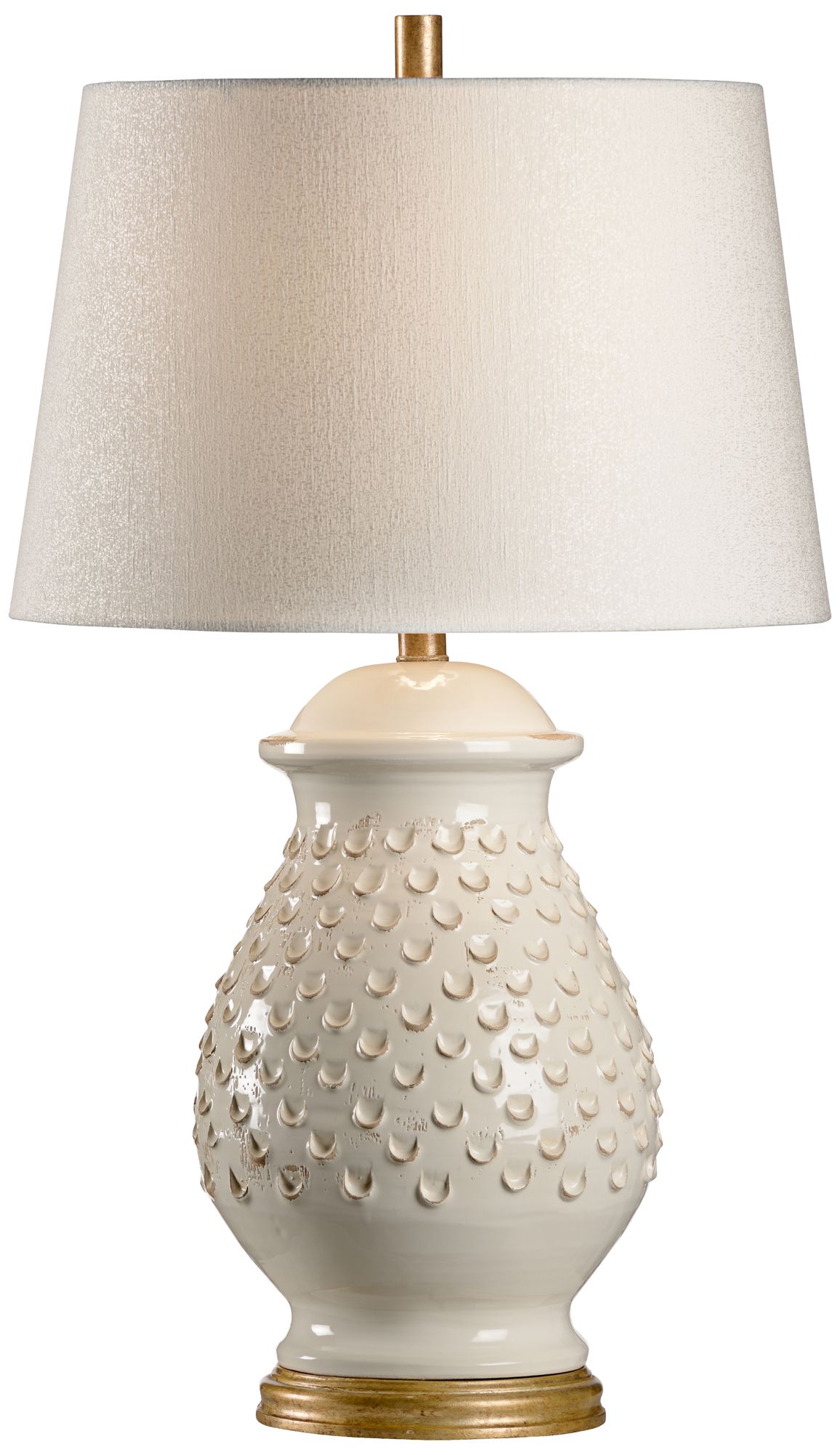 Wildwood Fiera Aged Cream Glaze Ceramic Table Lamp