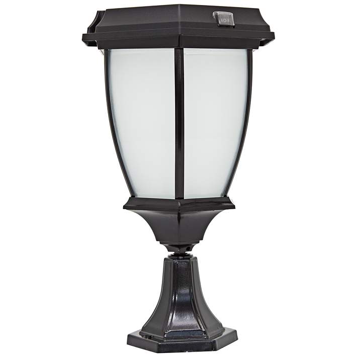 Carriage Style 15 High Pier Mount Led, Lamps Plus Outdoor Solar Lighting