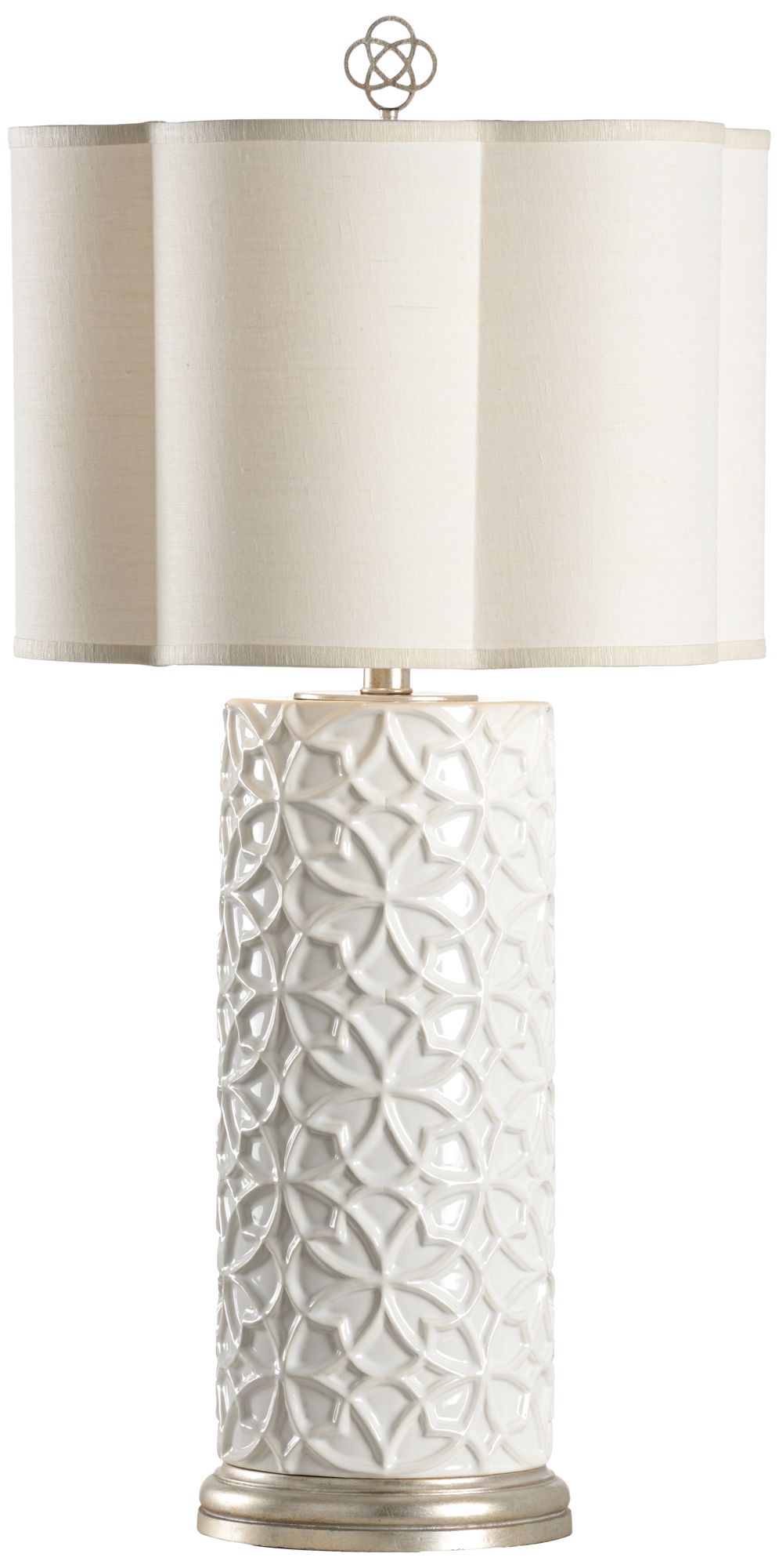 Wildwood Cornelia Snow White Glaze Porcelain Table Lamp