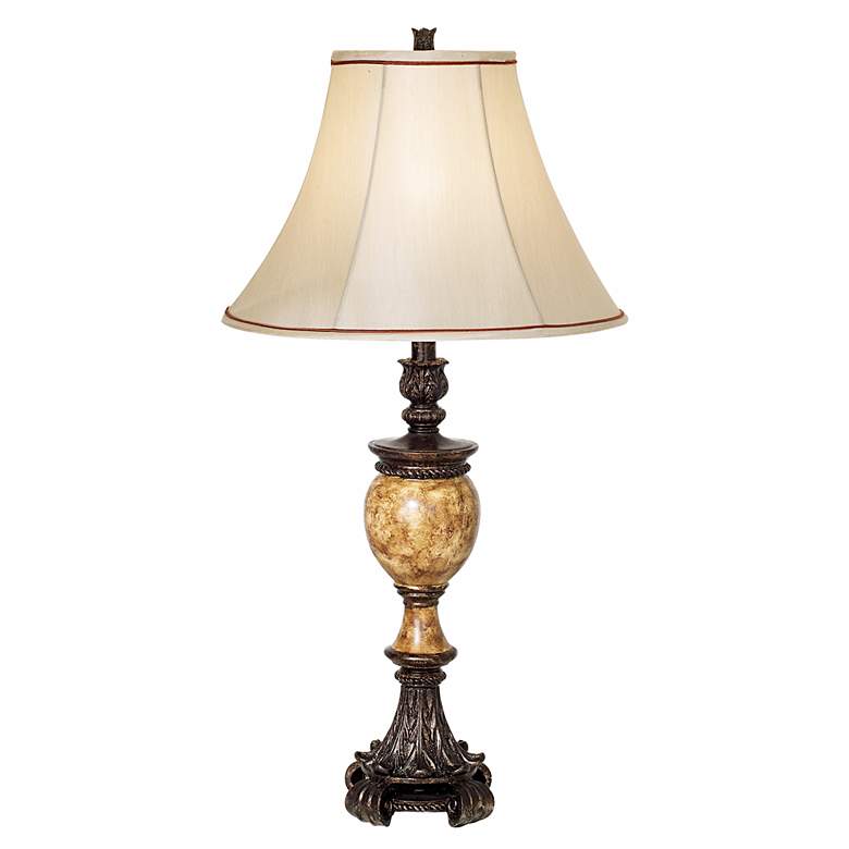 Image 3 Kathy Ireland&#39;s Westminster Faux Marble Urn Table Lamp