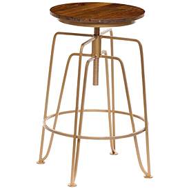Gold Backless Barstools Seating, Lamps Plus Backless Counter Stools