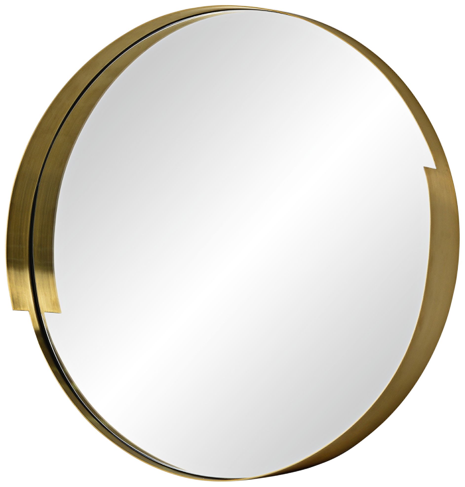 Varaluz Casa Echo Gold 20" Round Wall Mirror