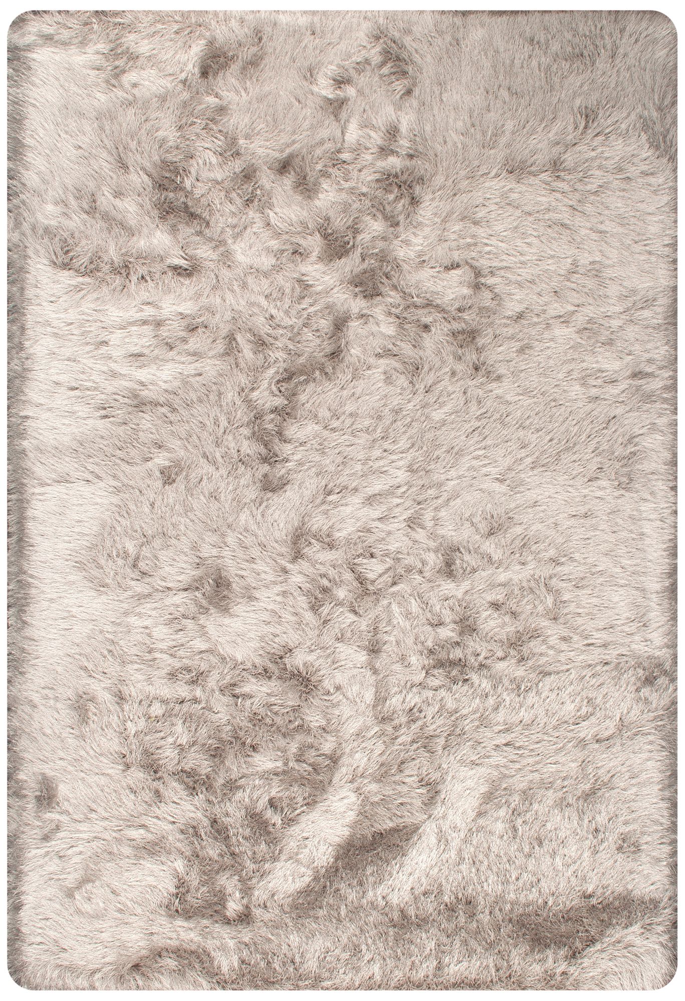 Dallas DAL Silver Shag Rug – Soft, Luxurious Modern Floor Decor