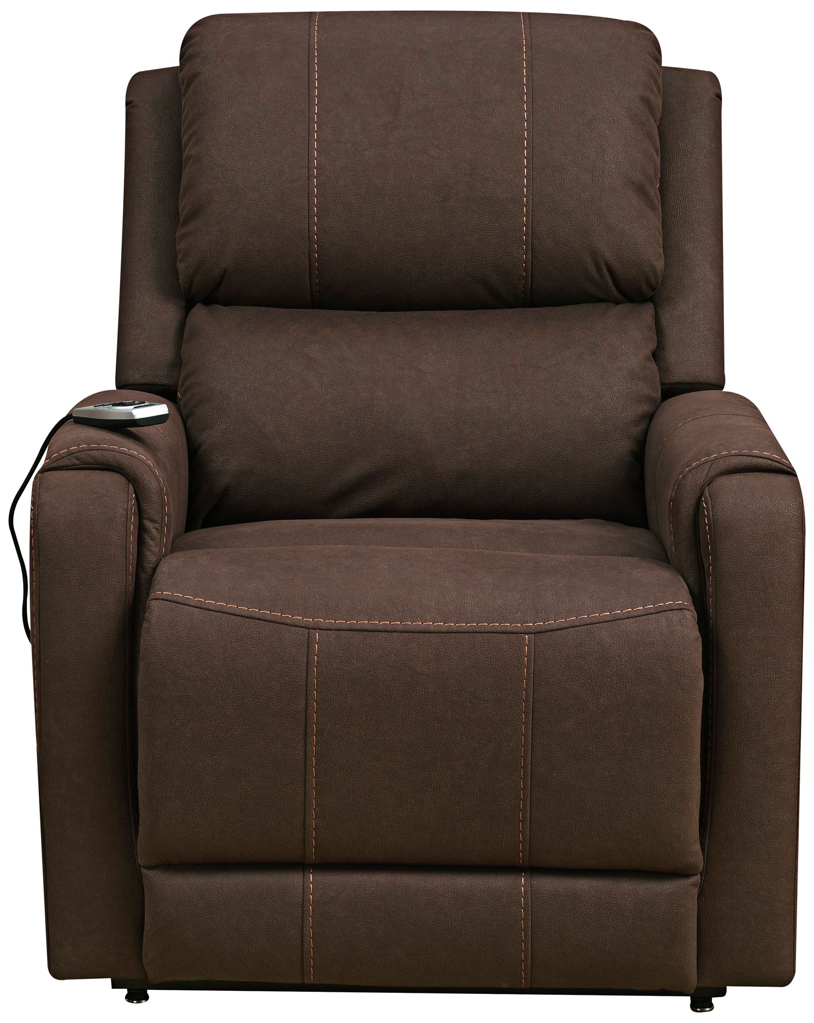 Cameron Brown Fabric Heat and Massaging Recliner Lift Chair