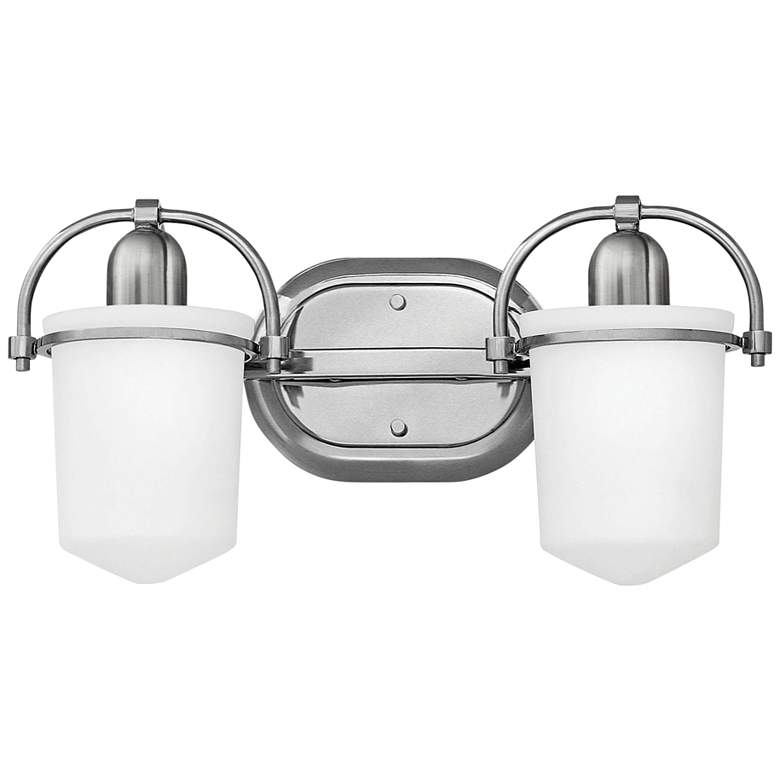 Hinkley Clancy 8 1/4&quot;H Brushed Nickel 2-Light Wall Sconce