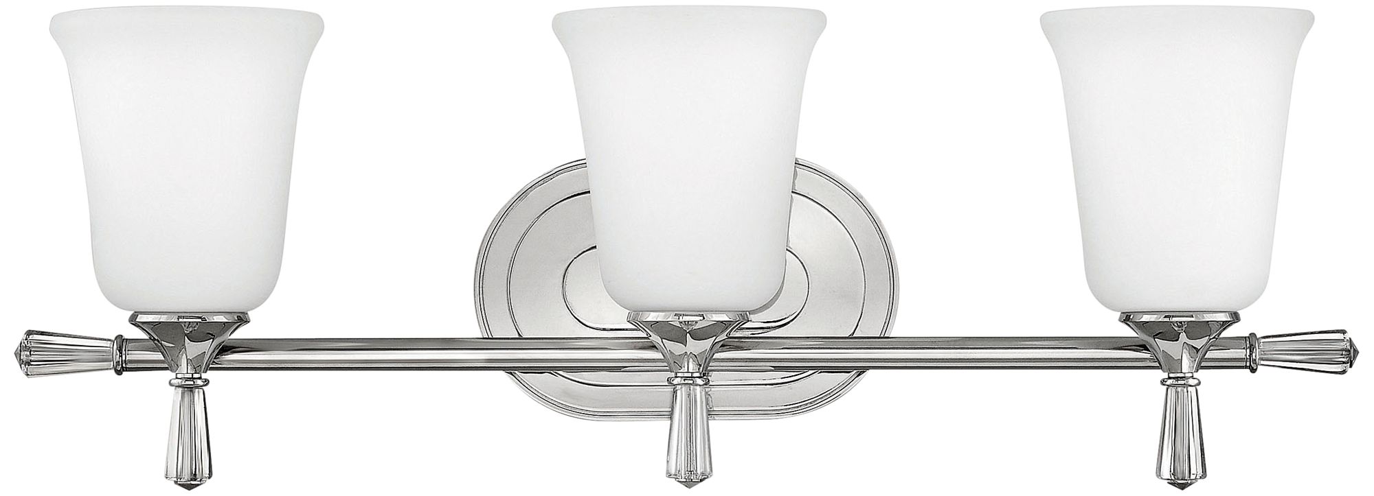 Hinkley Blythe 24 3/4"W Polished Nickel 3-Light Bath Light
