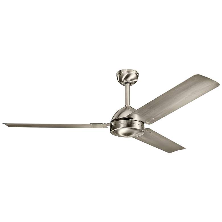 56&quot; Kichler Todo&#8482; Brushed Stainless Steel Ceiling Fan