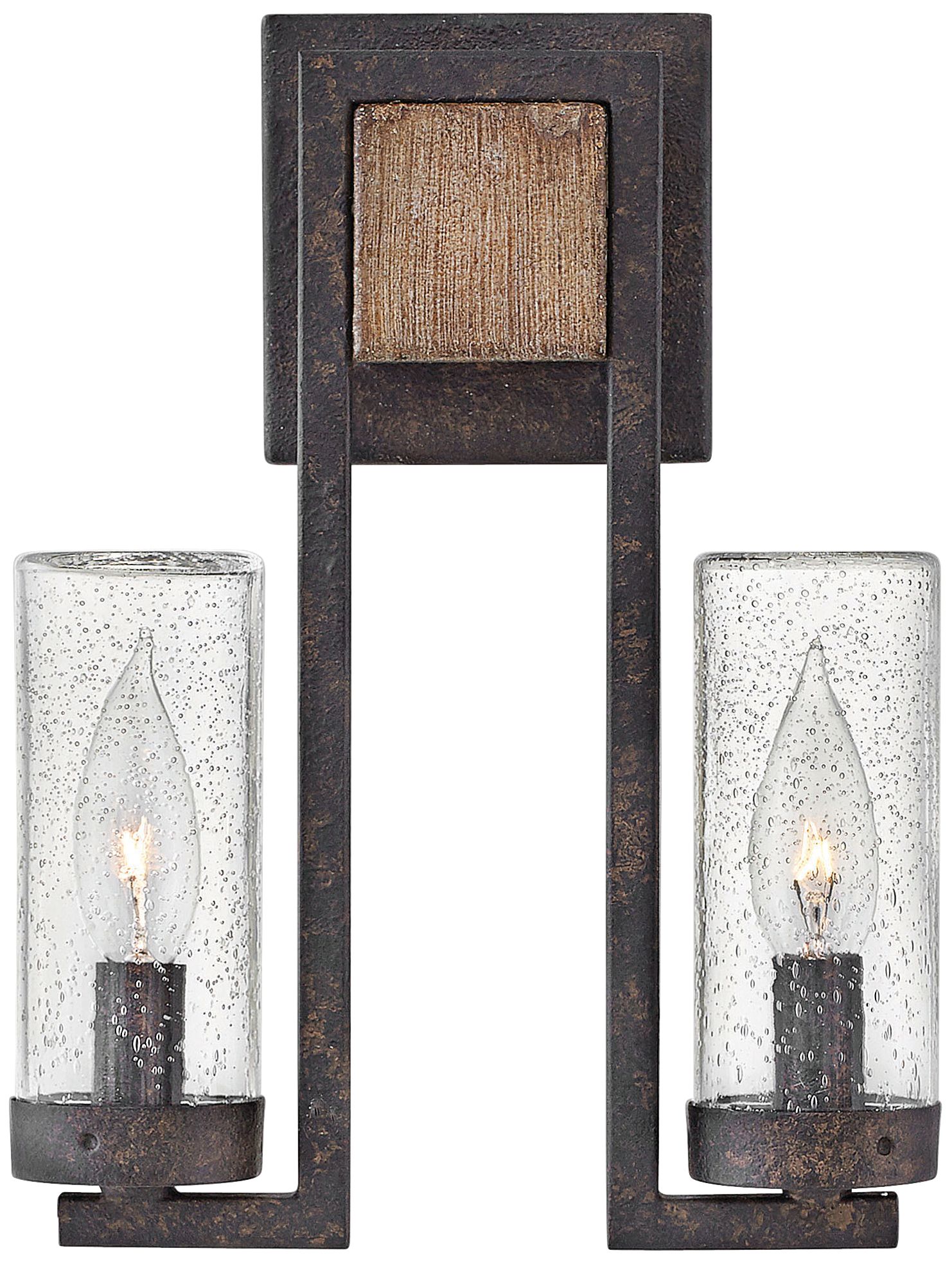 Hinkley Sawyer 12" High Sequoia 2-Light Outdoor Wall Light