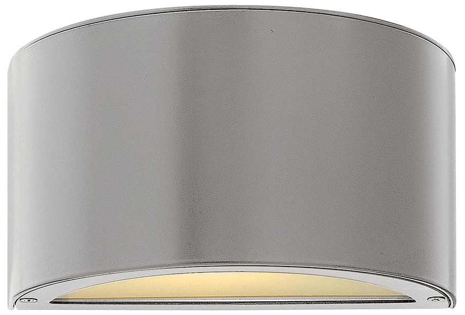 Hinkley Luna 5" High Titanium LED Outdoor Wall Light