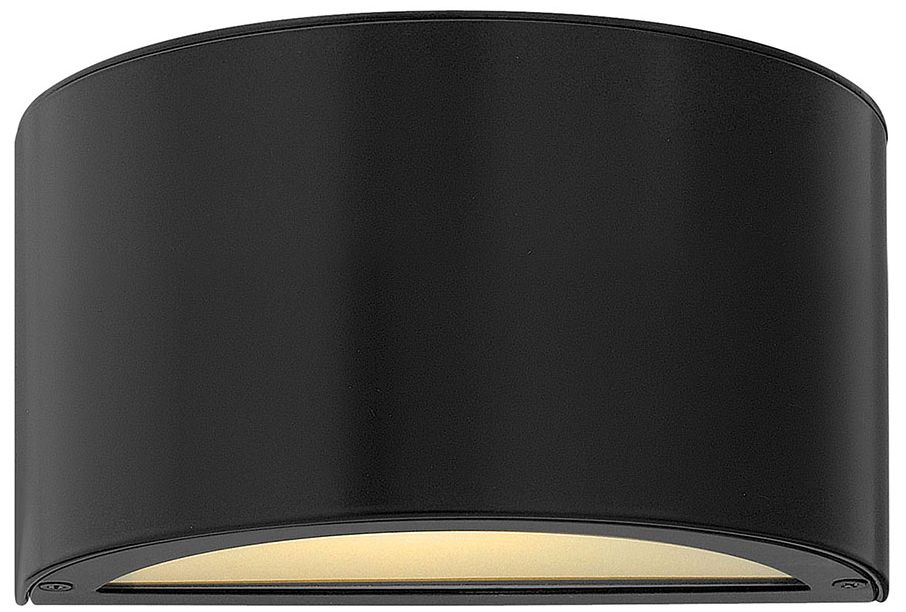 Hinkley Luna 5" High Satin Black 2-LED Outdoor Wall Light
