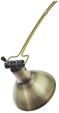 Advent Gemini Antique Brass 3" Wide Plug-In LED Picture Light