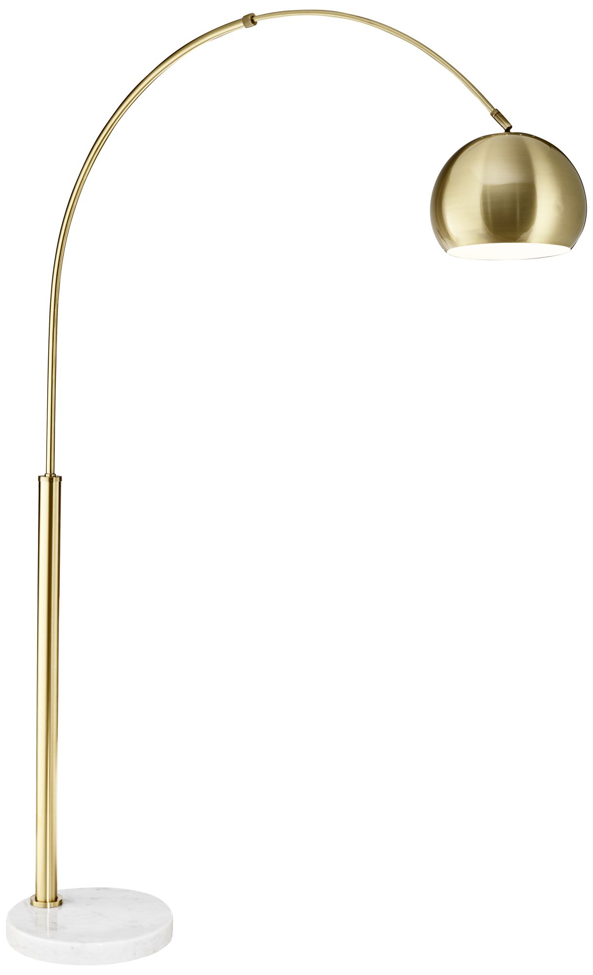 Basque Arc Floor Lamp Gold 21H39 Lamps Plus