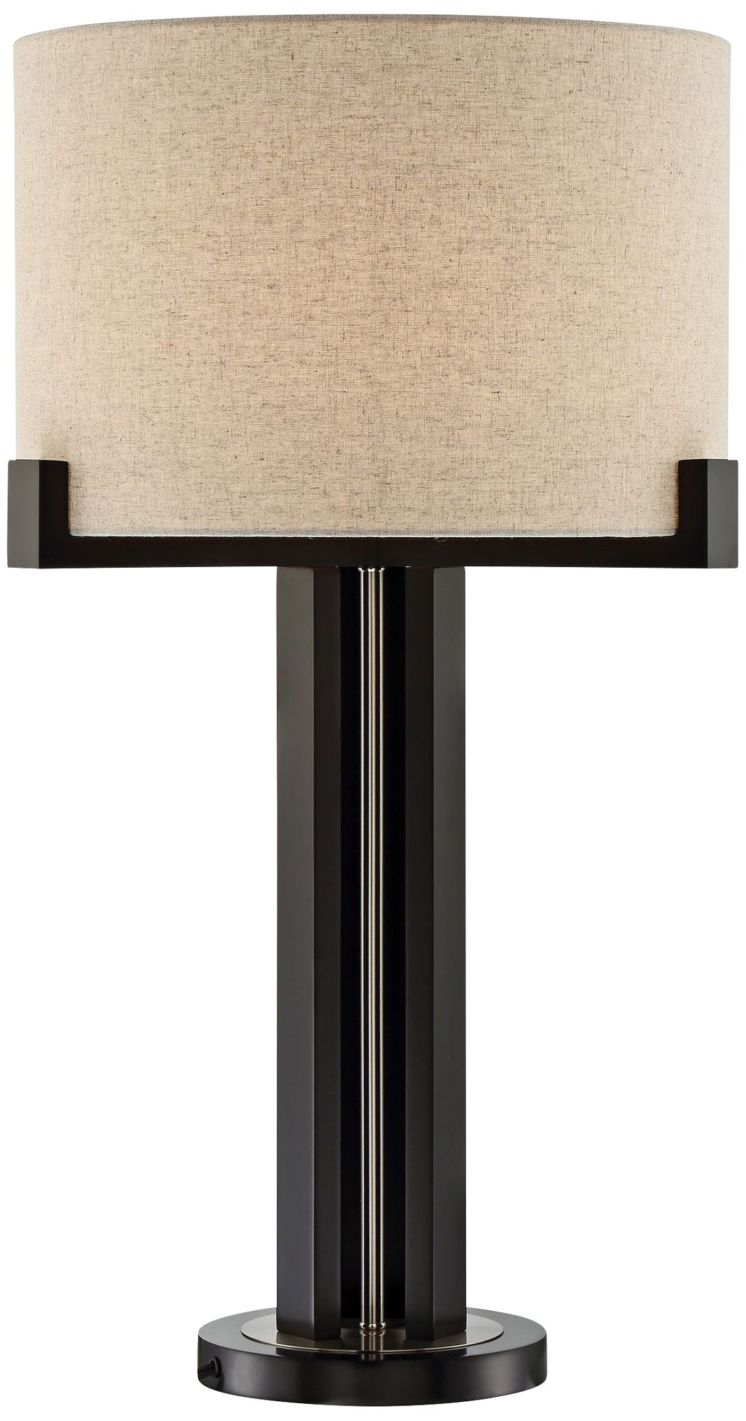 Lite Source Barend Dark Walnut Metal Table Lamp 21J60 Lamps Plus