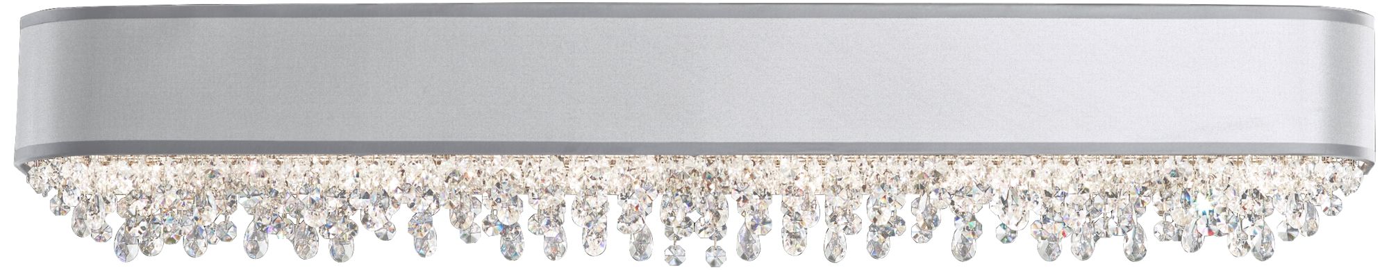 Schonbek Eclyptix 6 1/2" High Large Steel and Crystal Sconce