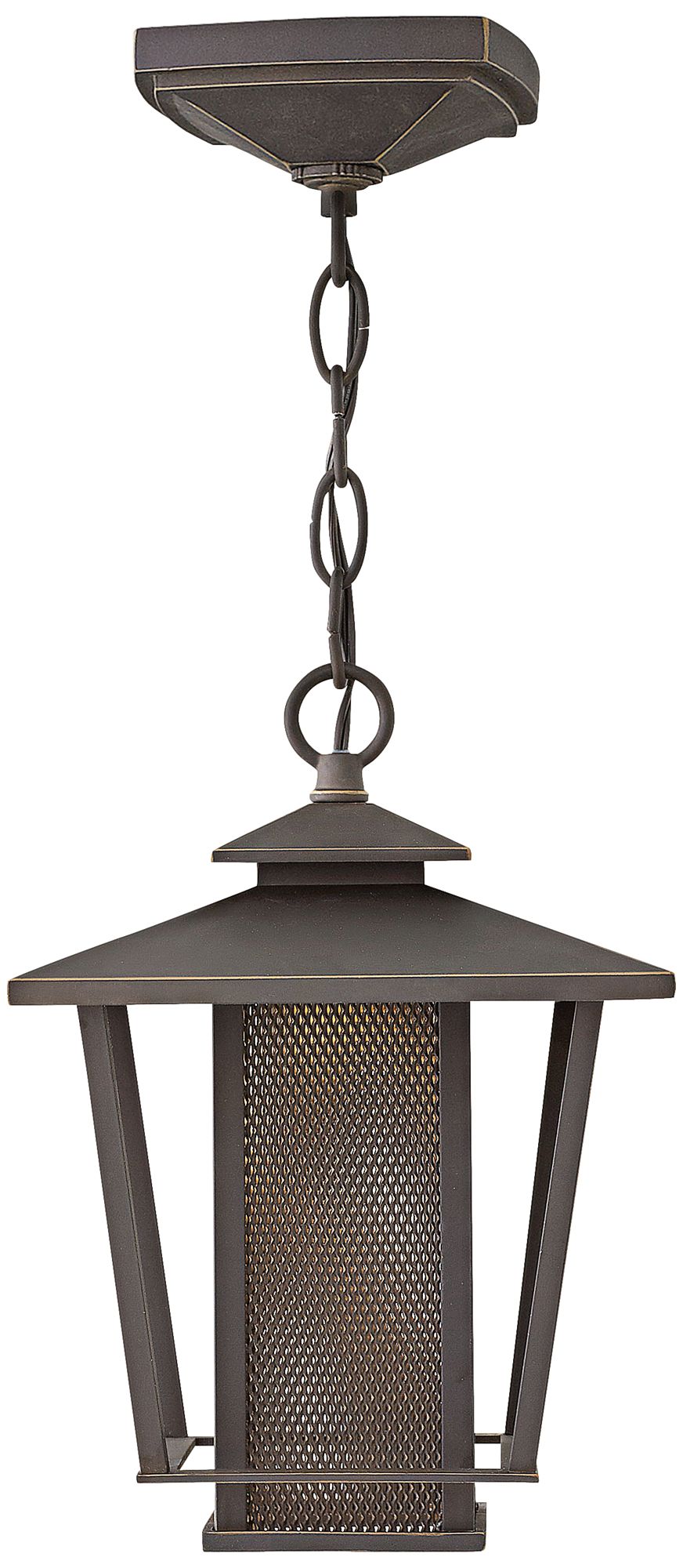 Theo 11 1/4"H Oil Rubbed Bronze LED Outdoor Hanging Light
