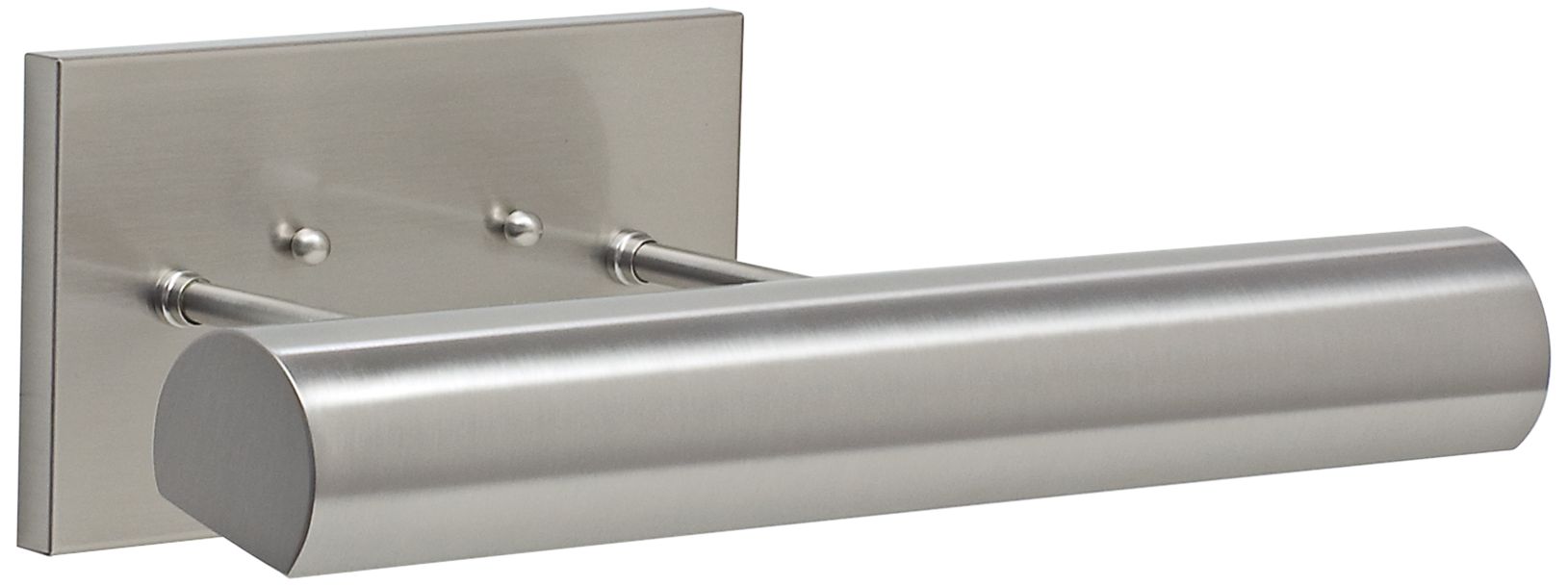 Classic Contemporary 12" Wide Satin Nickel LED Picture Light