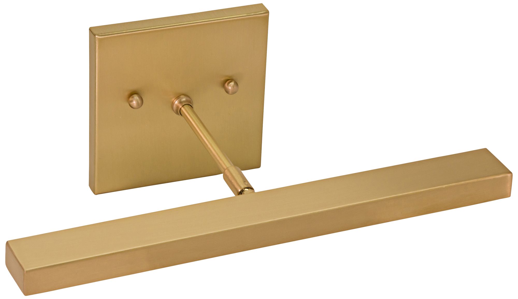 Horizon 12" Wide Satin Brass Direct Wire LED Picture Light