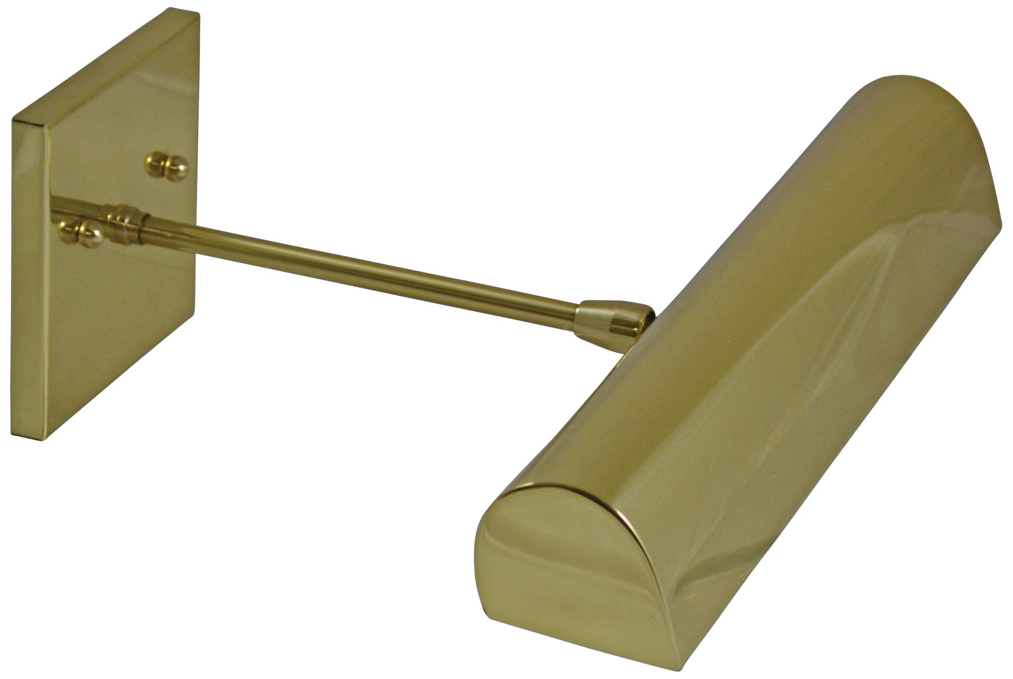 Classic Traditional 14" Wide Polished Brass LED Picture Light