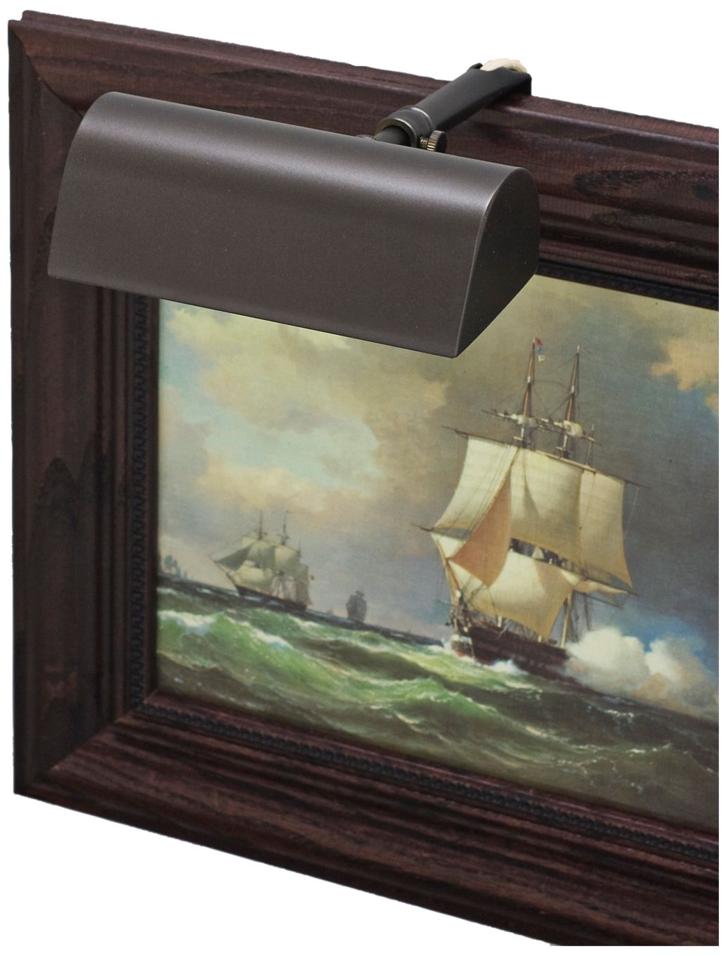 House of Troy Traditional 5" Wide Mahogany Bronze Picture Light