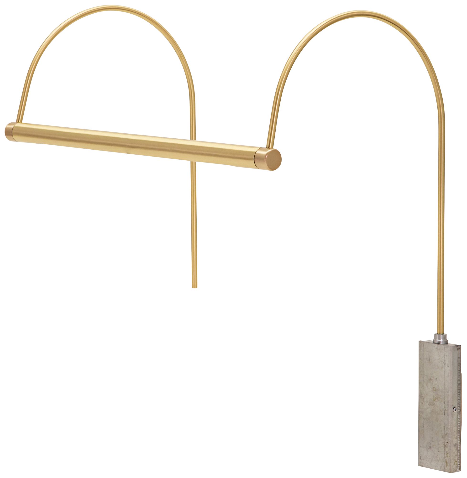 Ultra Slim-Line 15" Wide Satin Brass LED Picture Light