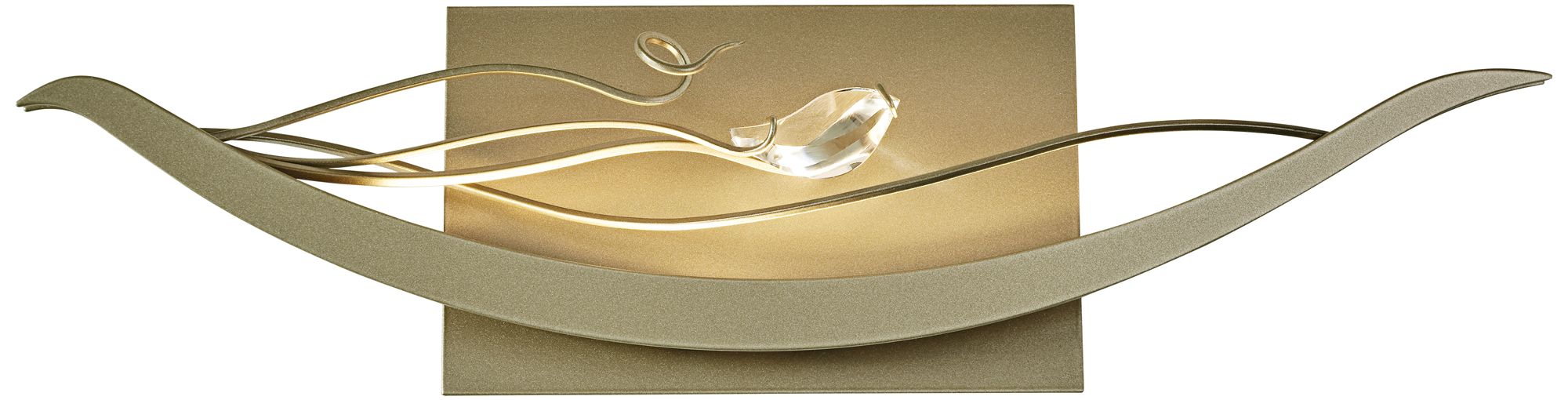 Hubbardton Forge Courbe 6 1/2" High Soft Gold LED Wall Sconce