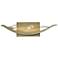 Hubbardton Forge Courbe 6 1/2"H Soft Gold LED Wall Sconce