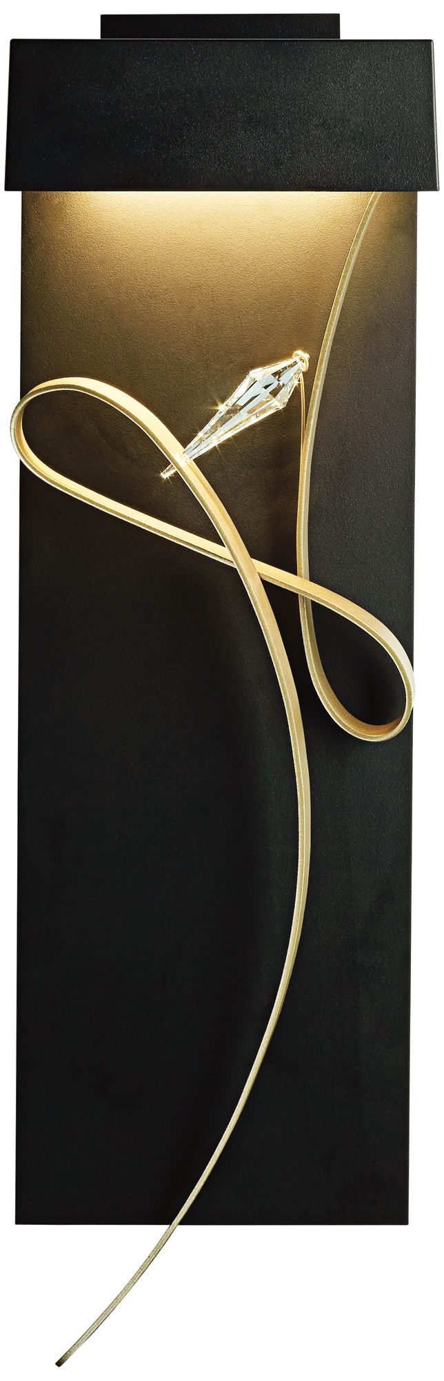 Hubbardton Forge Rhapsody 26 1/2" High Black LED Wall Sconce