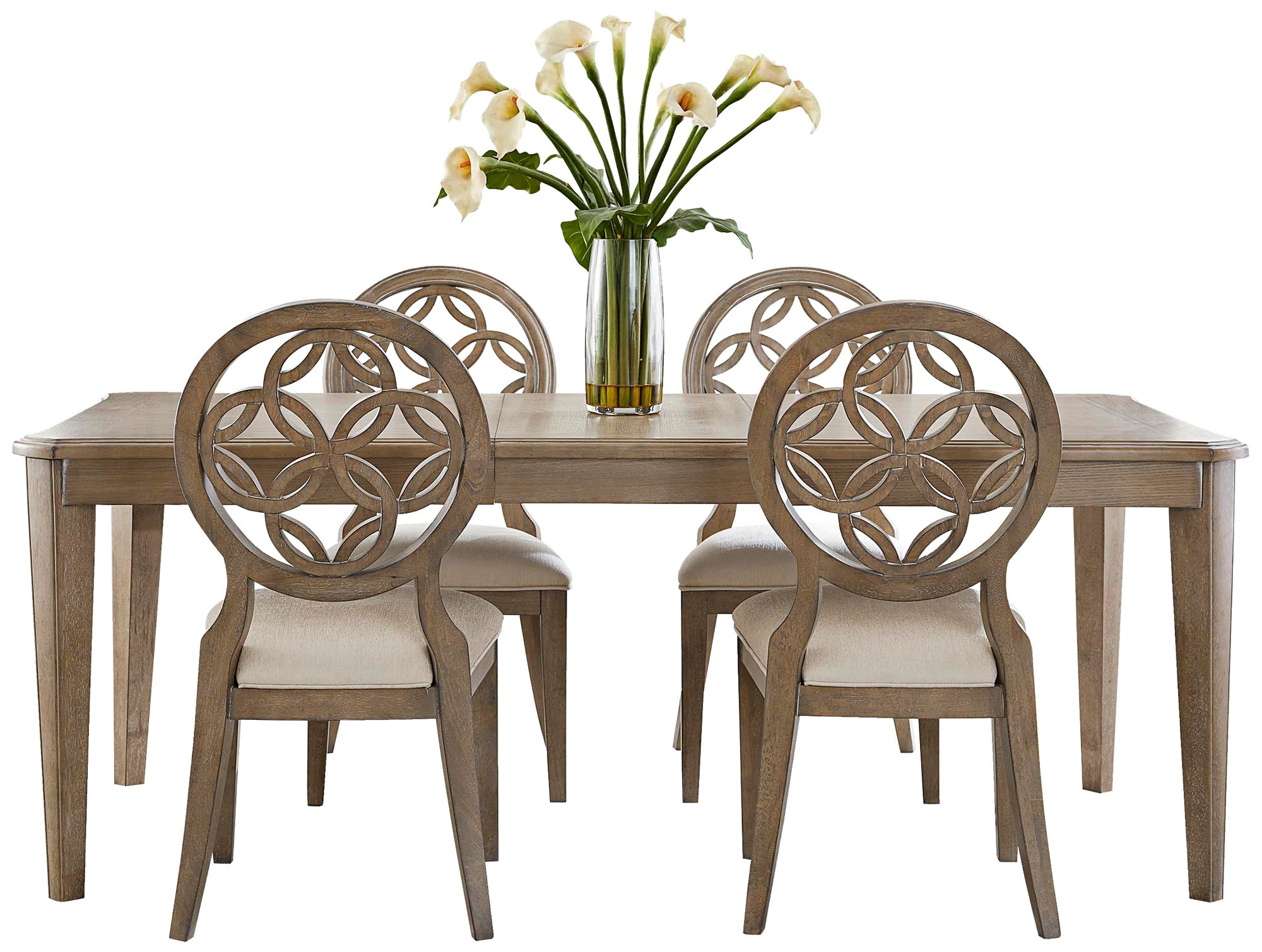 Hillsdale Savona Vintage Gray Wood 5-Piece Dining Set