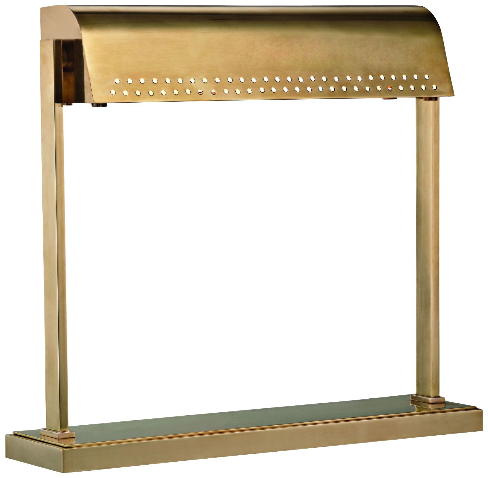 Hudson Valley Garfield Aged Brass LED Accent Table Lamp